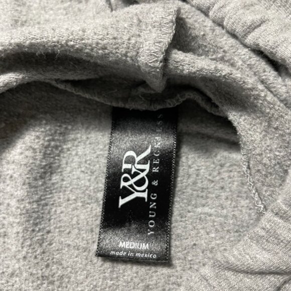 Young & Reckless Graphic - Logo Hoodie - Gray M - Picture 3 of 7